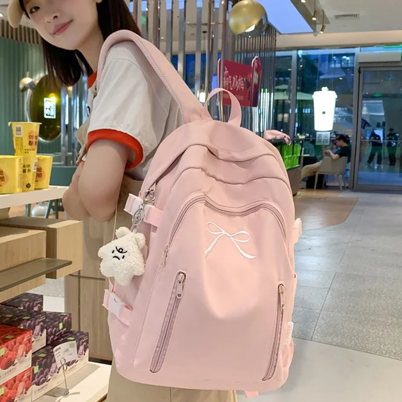 Woman Man Book Backpack School Book Bags for Teenage Harajuku Female College Bag BagPack Travel Cute Backpack 251104