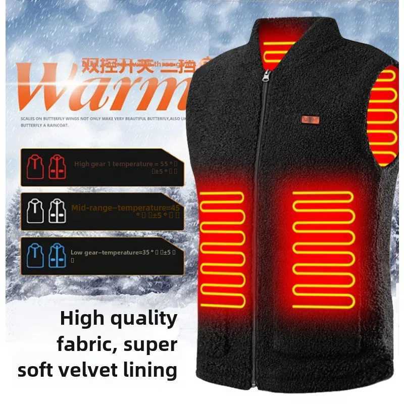 Winter USB Smart Heated Vest with 3speed Adjustable Temperature Rapid Heating Long Battery Life for Outdoor Sports Trekking and Cycling H251017