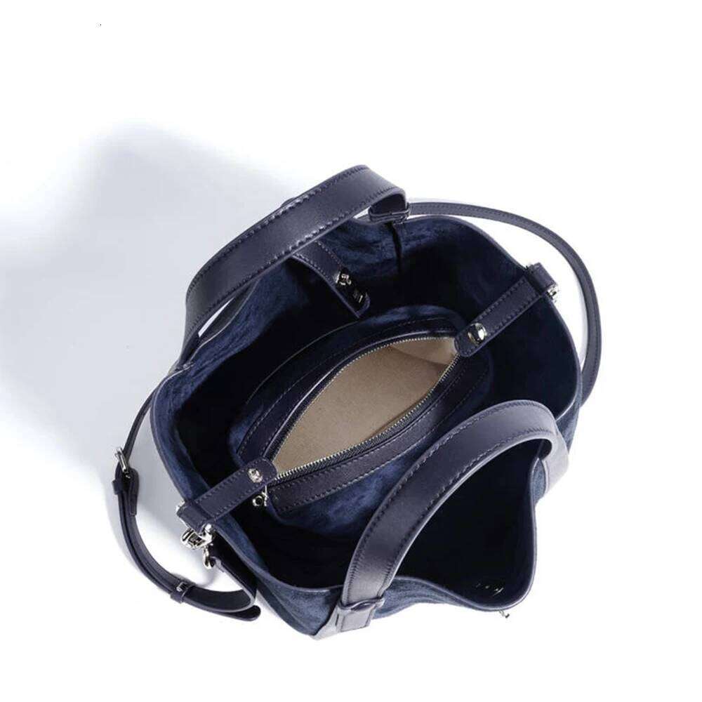 Custom Name Suede Leather Women bags Design Lock Veet Top Handle New Handbags Popular Rectangular Bucket Shoulder Bags