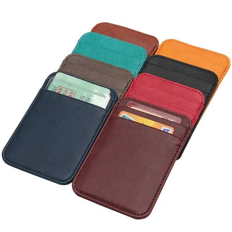 Fashion Double Sided Ultrathin Card Holder Bank Credit ID Cards Pouch Case Wallet Organizer Thin Business Bank Card PackageW251017