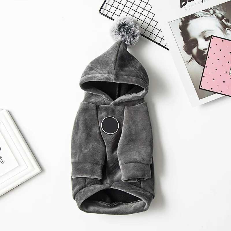 Winter Warm Cat Dog Hooded Coat Soft Pet Clothes for Small Dogs Cats Yorkshire Chihuahua Pullovers Pets Clothing manteau chienW251017