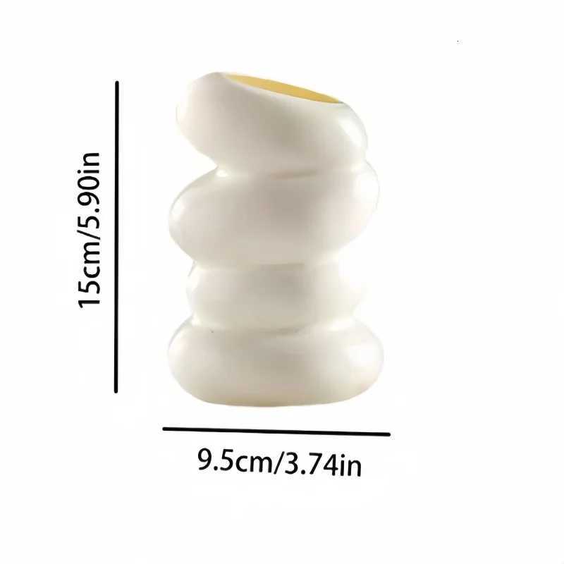 1piece plastic spiral vase Nordic creative flower arrangement container decoration C251017
