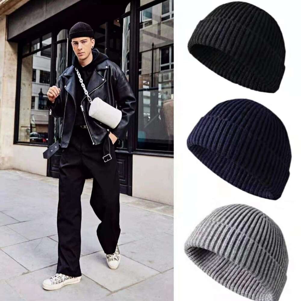 Beanie Designer Couple Autumn Winter Thin Knitted Men and Warm Pullover Women Cold Melon Skin Landlord Hat