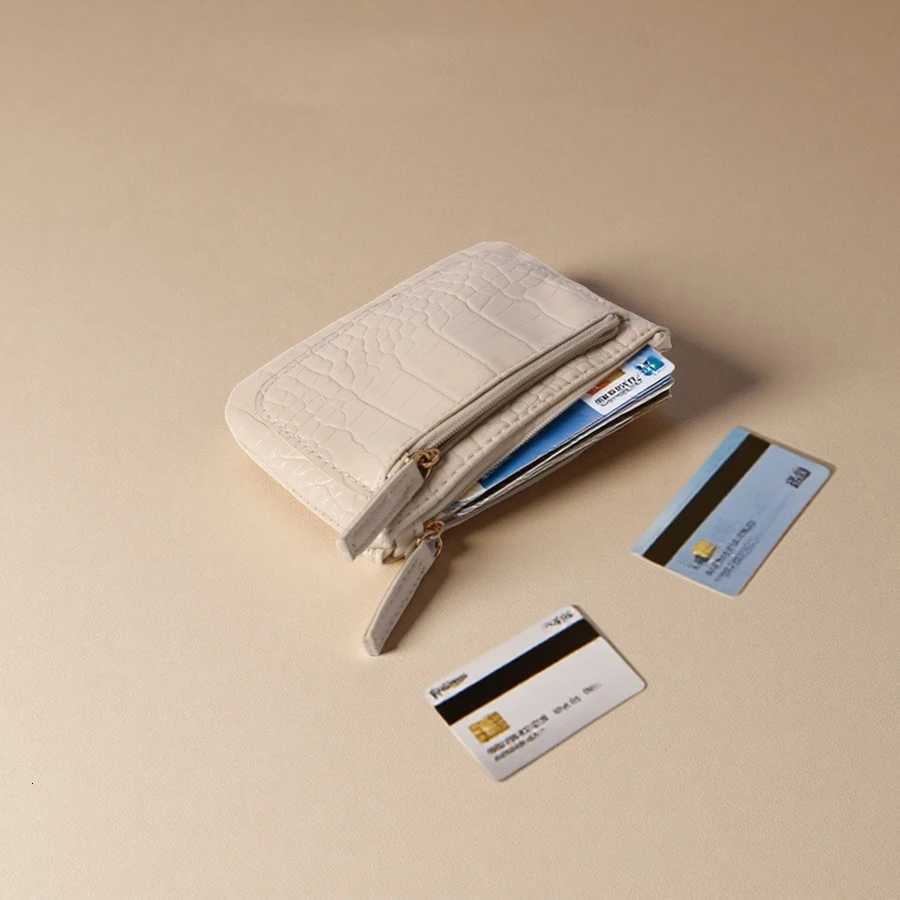 Mini Credit Card Wallet Id Card Holder Mens Small Wallet Thin Sleeve Zipper Short Coin WalletW251017