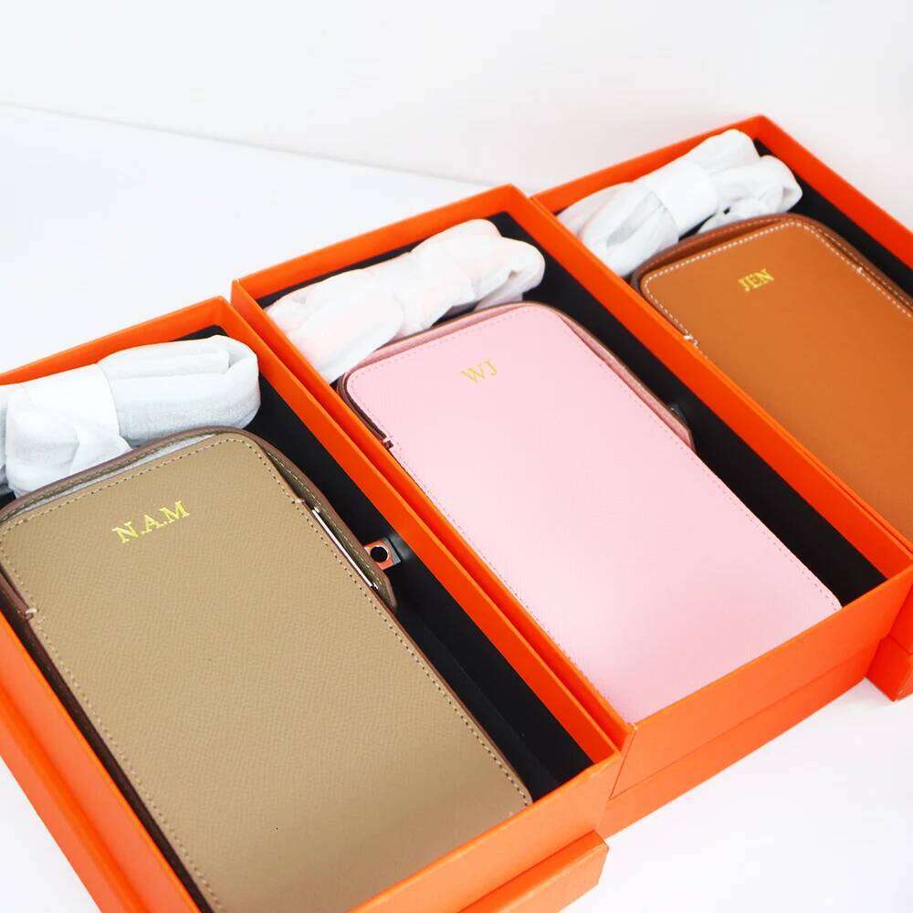 Custom Name Shoulder Original Brand Design Female Travel Phone Handbags Personalize Leters Gift Box Bag