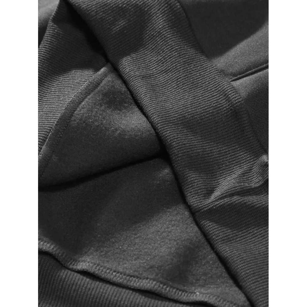 Men's Gothic Hoodie Full-Zip Hooded Sweatshirt With Front Zipper Closure, Loose Fit Pullover For Concerts, Everyday Outfits All-Season Casual Out