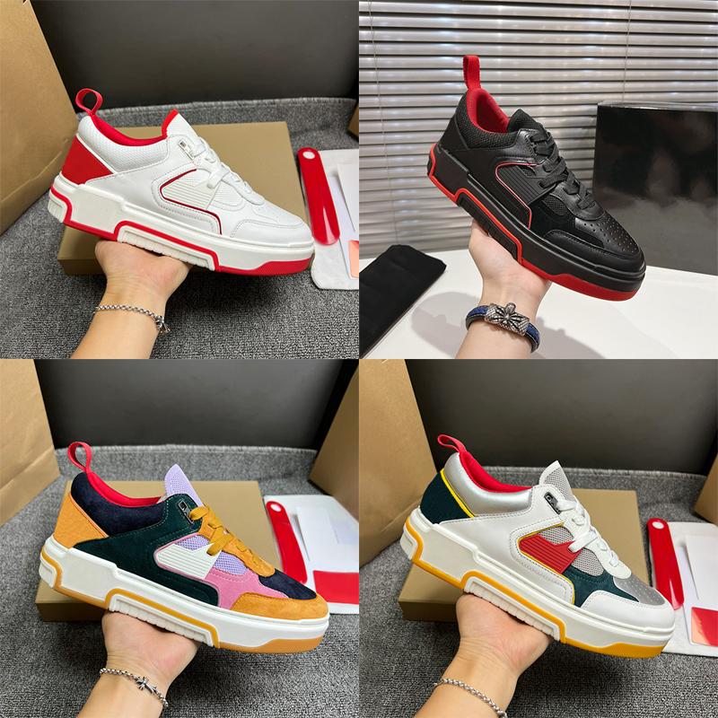 Top Quality Astroloubi Sneakers Luxury Design Men Spiked Shoes Low-Top Platform Trainers Comfort Walking Shoes Outdoor Casual Size 36-47 960