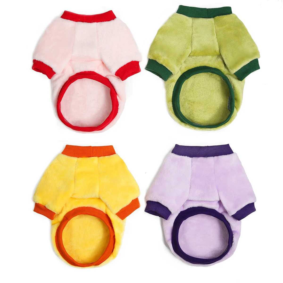 Fruit Dog Clothes Fleece Dog Woolen Sweater Winter Warm Coat Fruit Pajamas Fleece Sweater for Small Dog Medium Dogs CatsW251017