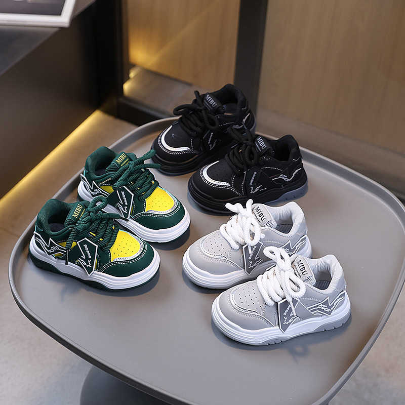 Childrens Shoes Toddler Loafers 2025 Autumn New Childrens Sports Shoes Boys Casual Sneakers Soft Sole Girls Baby Shoes W251017