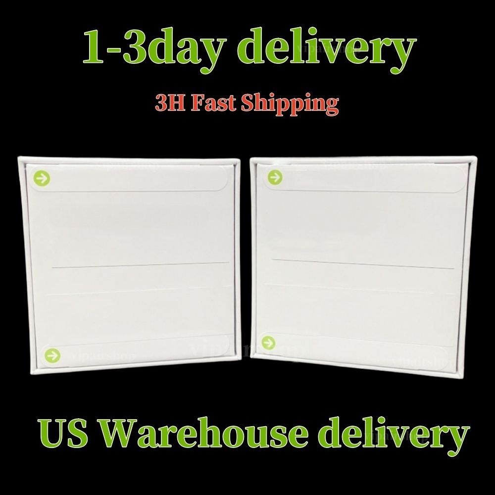 USA Stock NEW Pro 2 3 4 Headphone Accessories Solid TPU Silicone Protective Earphone Case Wireless Charging Shockproof Cover With sealed packaging