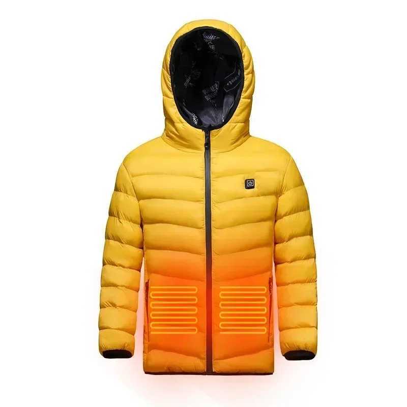 Heated Jacket for Children Men Women USB Charging Jacket Winter Heated Vest Electric Thermal Clothing Kid Washable Hiking Jacket H251017