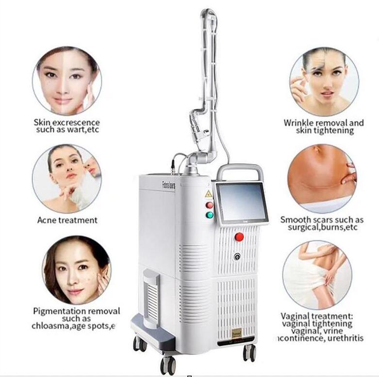 4D Clinical Medical CO2 Fractional Laser Treatment Equipment 60W RF Tube Skin Resurfacing Machine Laser Beauty Device