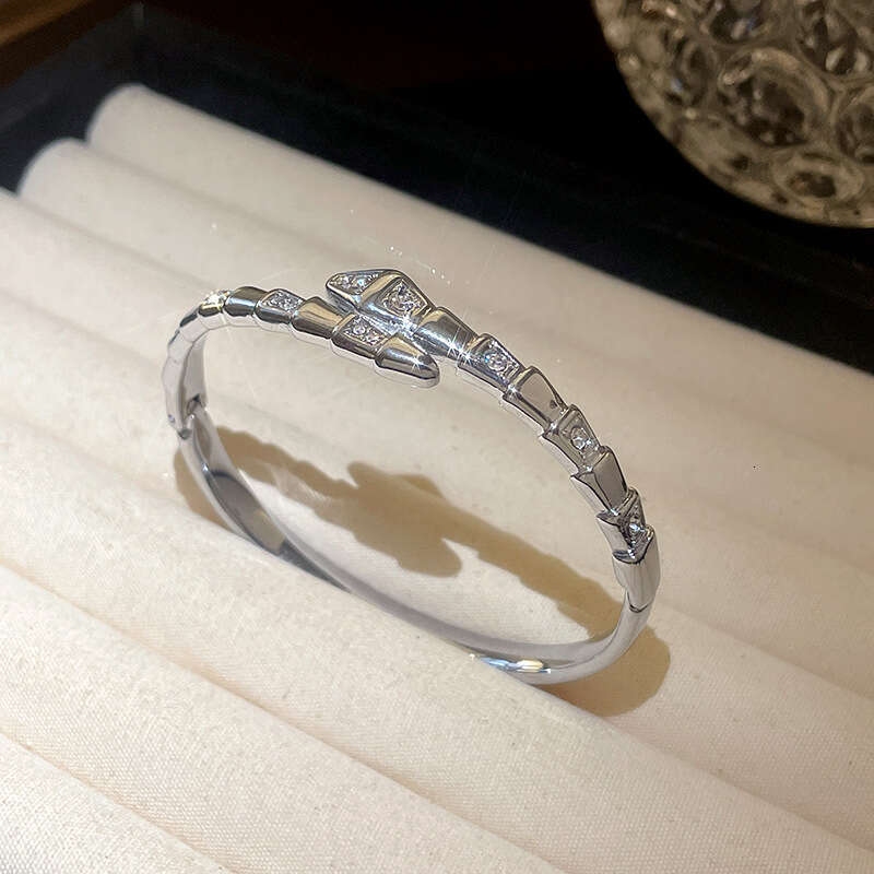 Bracelet Designer Luxury bangle jewelry Zircon Flower Double Layer Open Bracelets for Women men copper plated with 18K gold silver Fashion Unique Fest