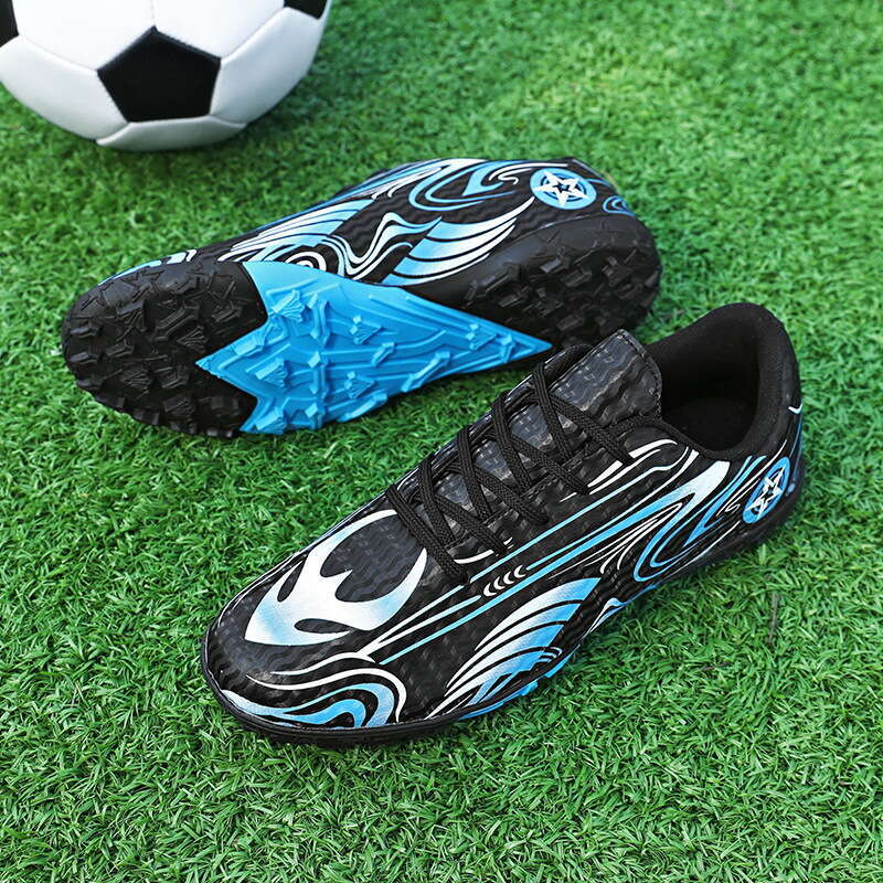 new New Non-Slip Spike Children's Soccer Men's Professional Training Sneakers Low-Cut Youth Sports Shoes
