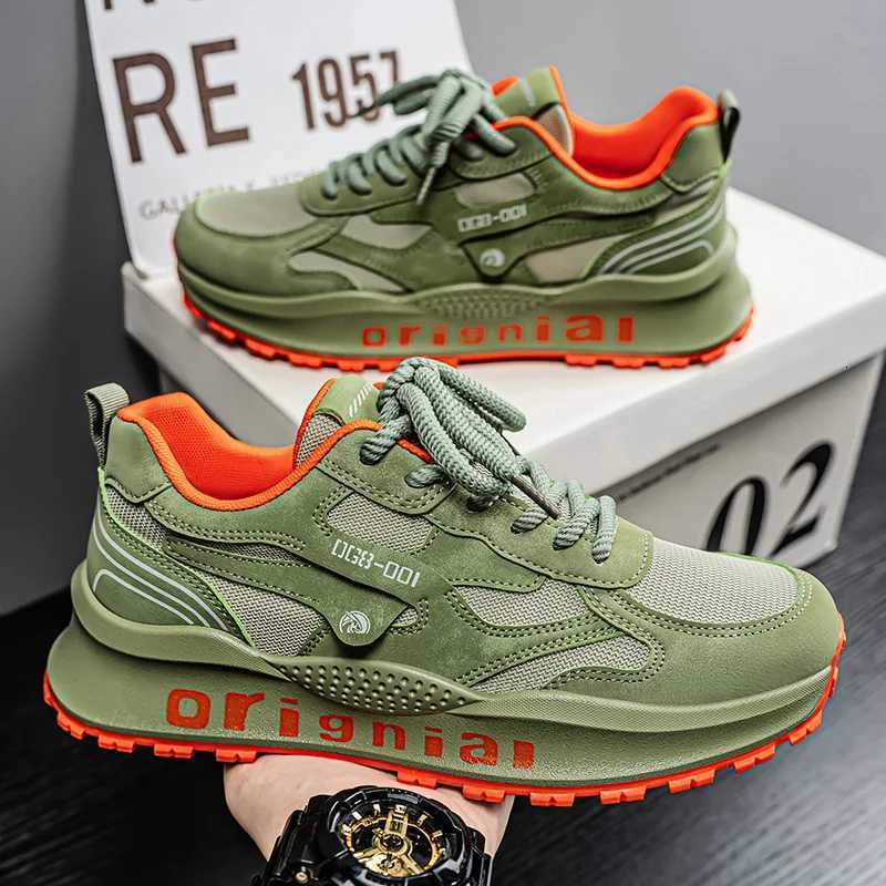 2025 spring mens new outdoor mesh sports shoes breathable comfortable soft sole casual shoes Z251017