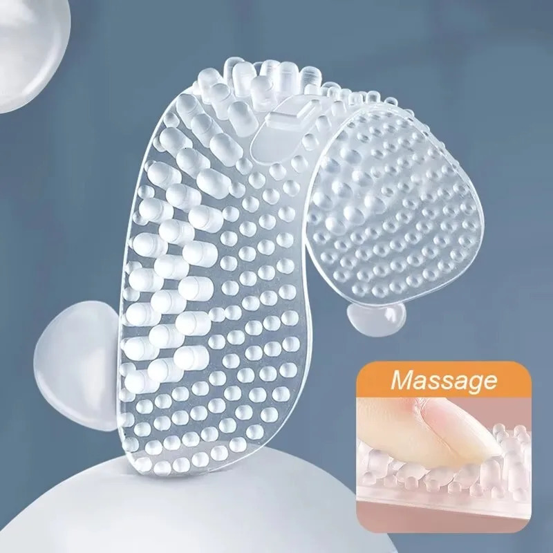 Upgrade Silicone Heel Stickers Heels Grips for Women Men Anti Slip Heel Cushions NonSlip Inserts Pads Foot Heel Care Protector 251011