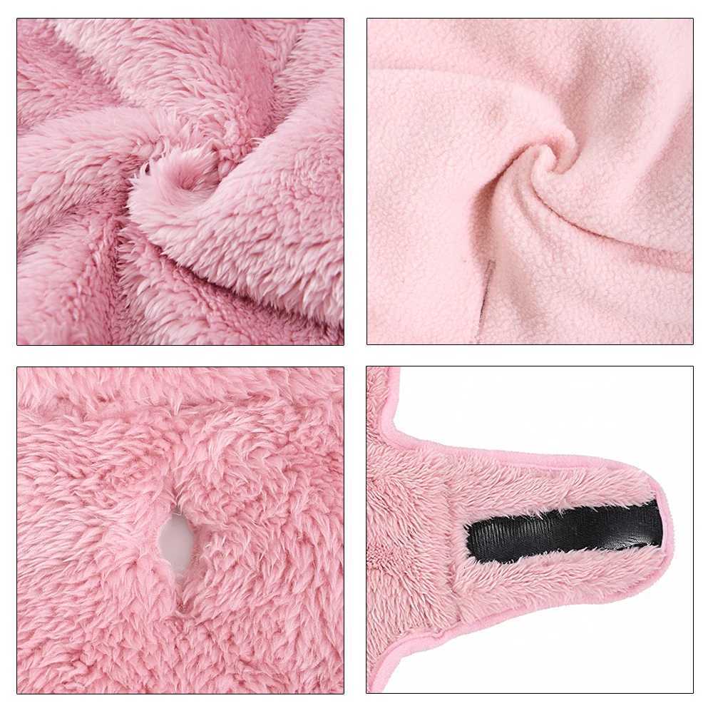 Thick Pet Clothes Adjustable Soft High Neck Puppy Fleece Reversible Jacket Coat For Small Medium Dogs French Bulldog DachshundW251017