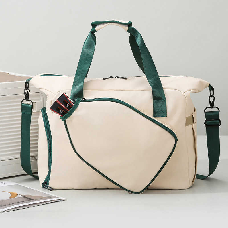 Tennis Bag with Independent Shoe Compartment, Sports Bag with Dry and Wet Separation, Handbag for Training, Crossbody Bag for Short Trips 250415