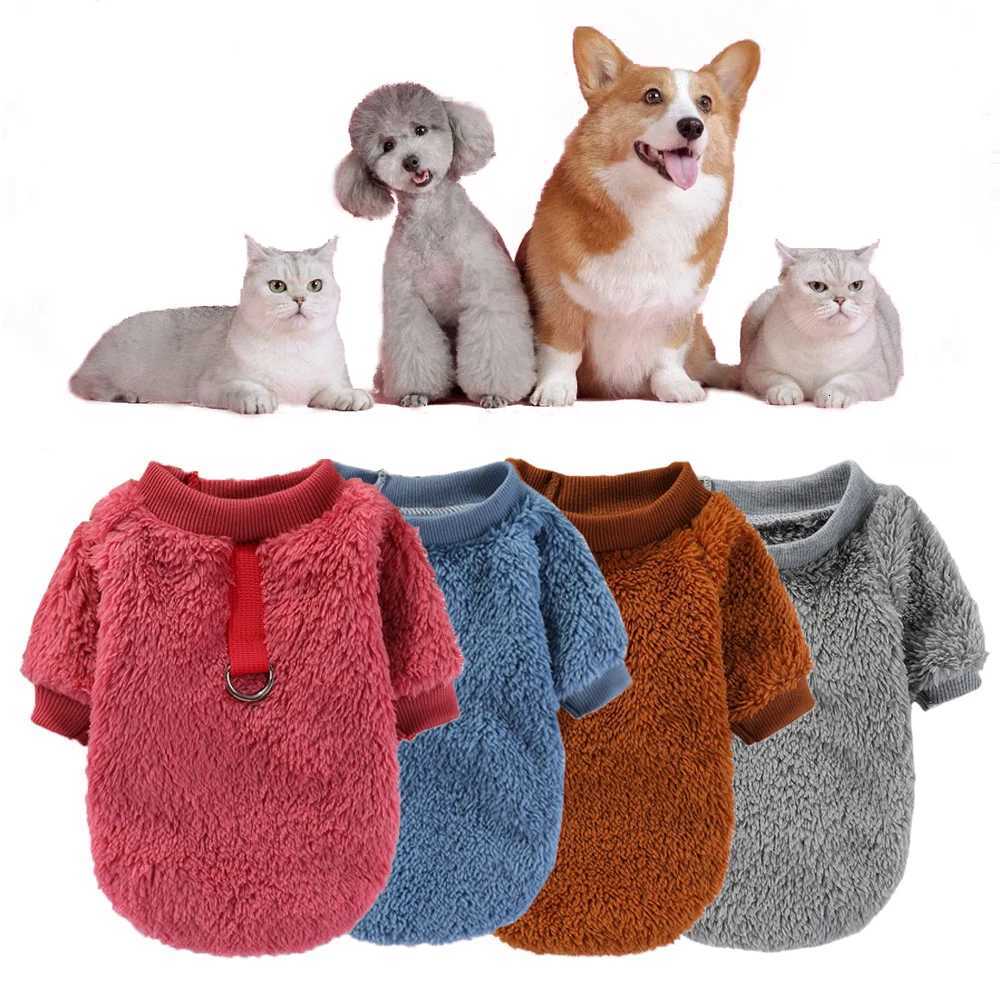 Winter Warm Dog Sweater For Small Dogs Plush Dog Clothes Soft Puppy Coat Jacket Dog Supplies Chihuahua Teddy Puppy ClothesW251017