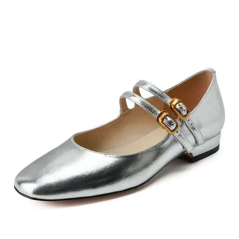 Retro Flat Mary Jane Ballet for Women Low Heeled Single Shoes Loafer Female Zapatos De Mujer 2023