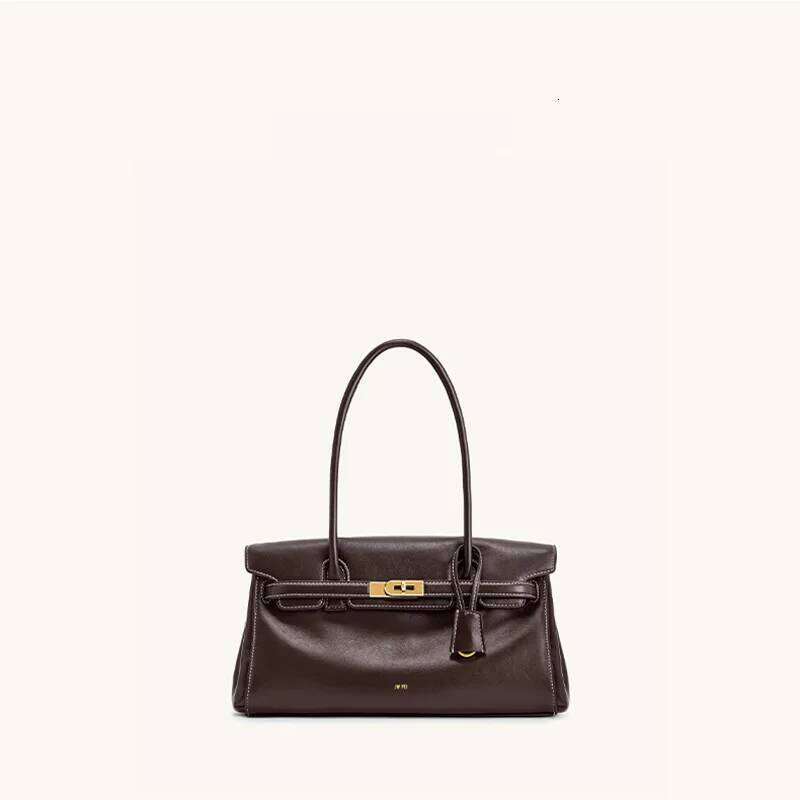 Designer bag Fashionable genuine leather underarm shoulder bag, large-capacity single-shoulder bag commuting, simple briefcase for women