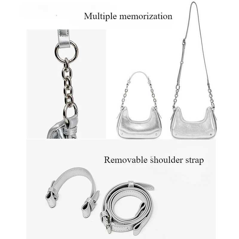 2025 Wen Bag Underarm Bag Chain Handbag Wens Shoder Bag Fem Crossbody Bag Pu Sier Black Handbags Cluh Purse D251017