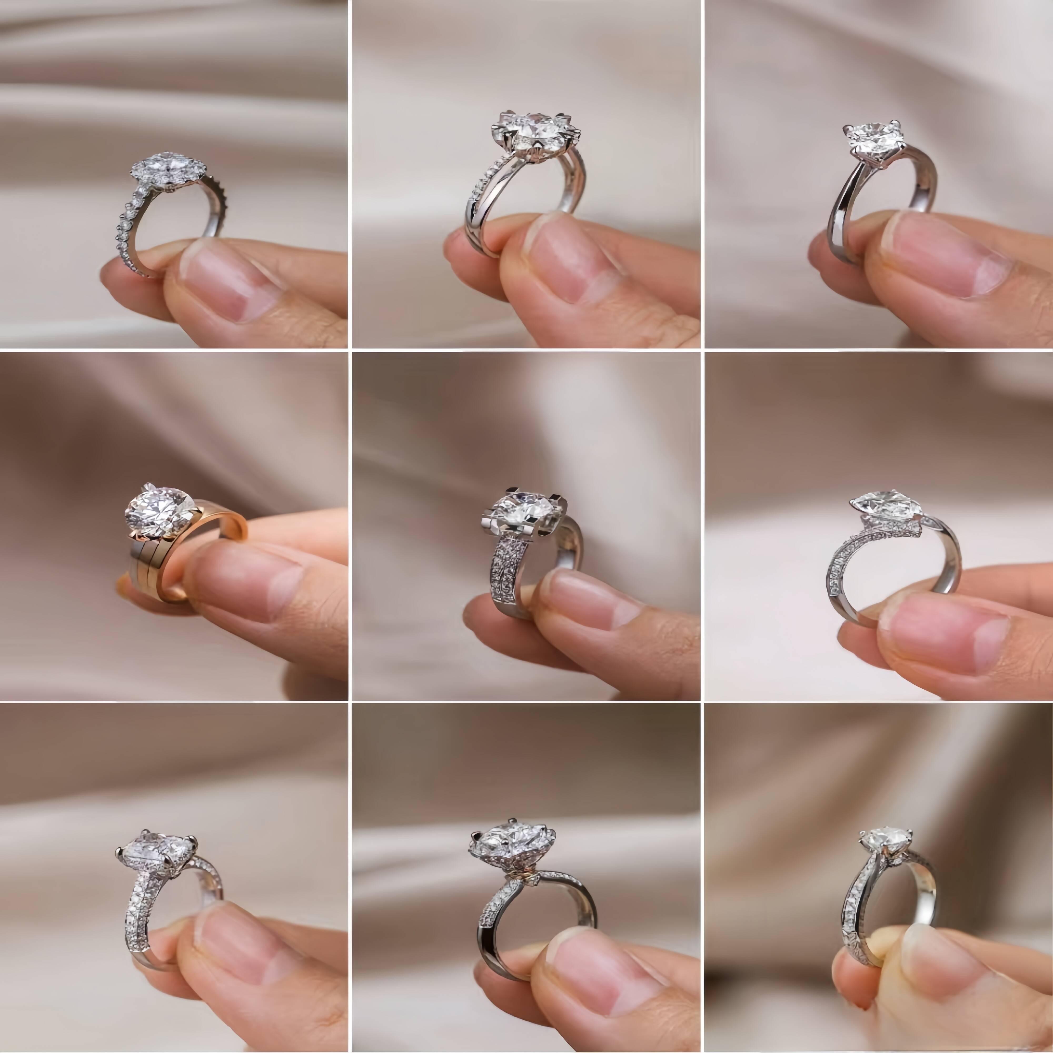 Diamond Ring Yellow 2k Princess Cut for Fine Jewelry Custom Oval 5 Ring