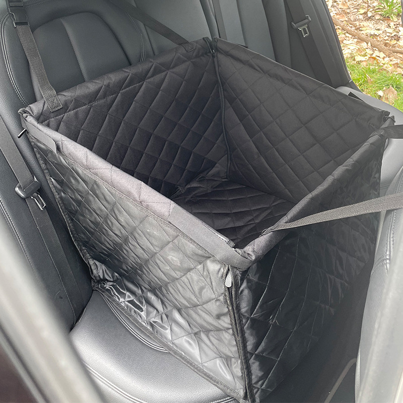 Pet car cushion dog rear seat single seat waterproof cushion dirt proof dog bed dog riding artifact