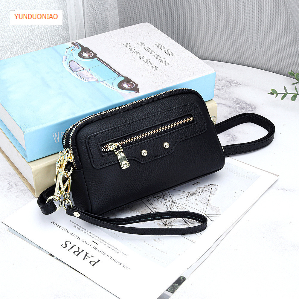 Real leather women's crossbody bag new autumn and winter designer bag cowhide luxury handbag solid color simple style women's shoulder bag