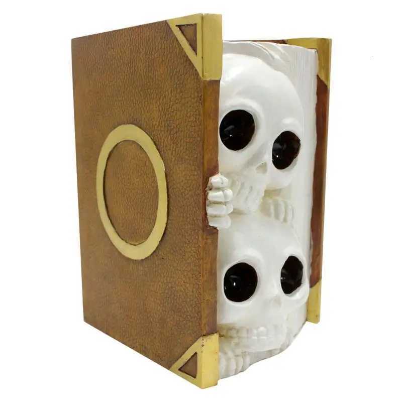 Skull Vase Skull Book Planter Pot Halloween Skeleton Planter Book Flower Planter Unique Creative For Garden Succulent Plant C251017