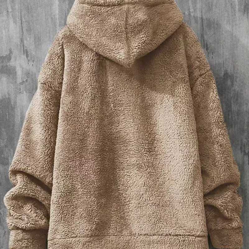 Man Hoodies Coral Fleece Designer Y2k Vintage Novelty and Welcome Deal New in Funny Korean Style 90s No Sweatshirts for Men Z251017