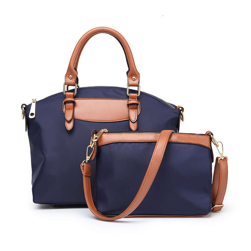 2025 Autumn Winter New Women's Oxford Cloth Mother-Daughter Large Tote Handbag Shoulder Crossbody Bag