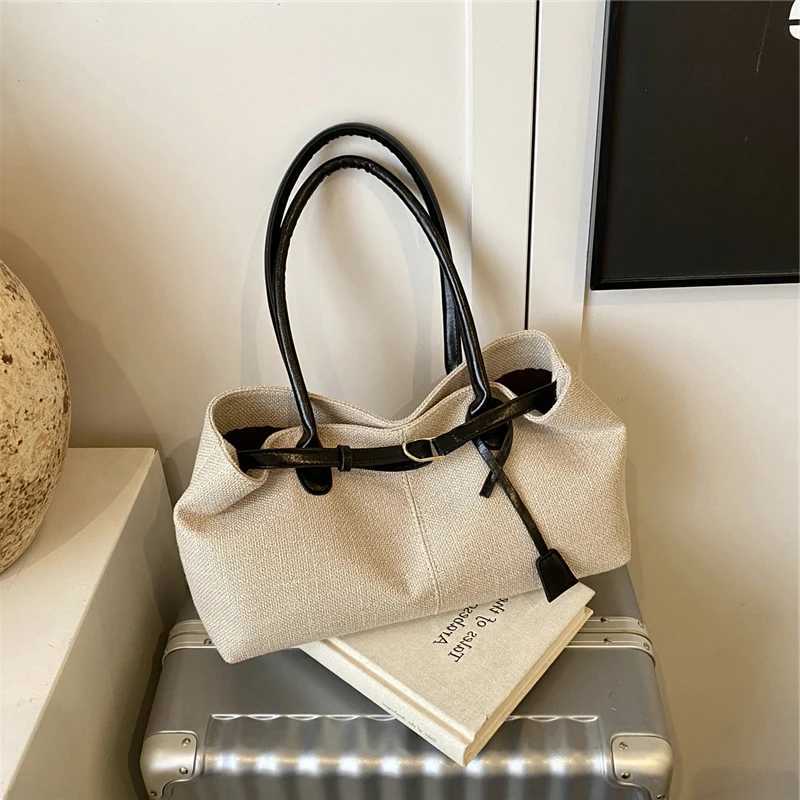 Time Cmuter Large Capaci Denim Handbag Wens 2025 New Spring Summer Color Blo oder Tote Bag Casual1 D251017