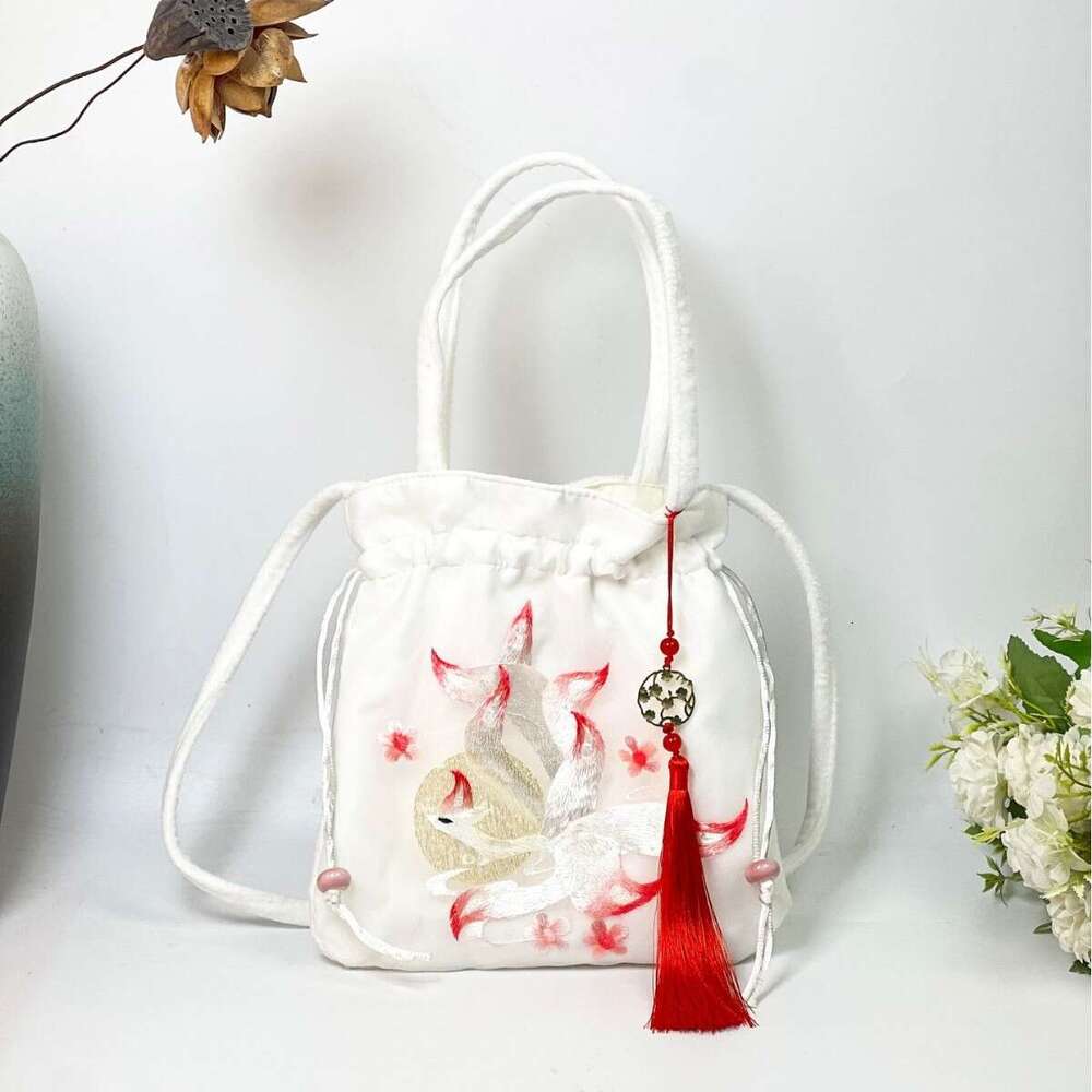 Spring Scenic Area Suzhou Embroidery National Hanfu Matching Handbag TikTok Ancient Style Crossbody Casual Versatile Artistic Small Bag