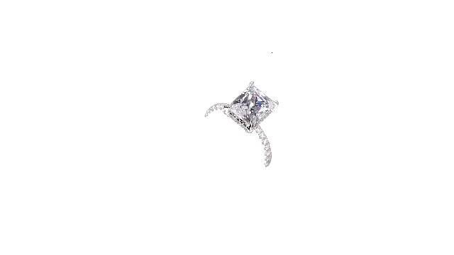 Radiant Cut Solitaire Cubic Zirconia CZ Engagement and Wedding Promise Rings for Women 3CT 925 Sterling Silver Jewelry