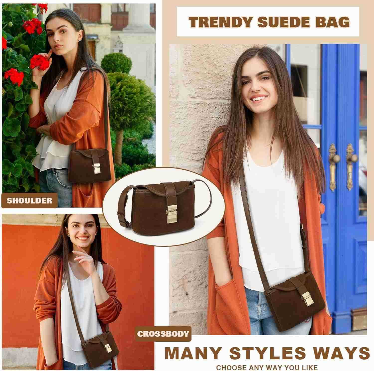 Purse Trendy Crossbody Bags for Women Saddle Shoulder Bag Small Retro Bucket Bags Vintage Mini Satchel Handbags Z251017