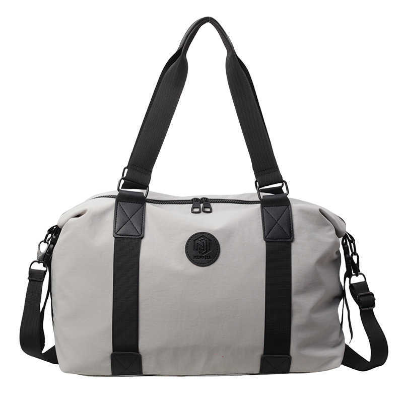 New Korean Style Simple Fashion Gym Bag Large Capacity Handheld Luggage Bag for Women High-End Feel Sports Travel Bag