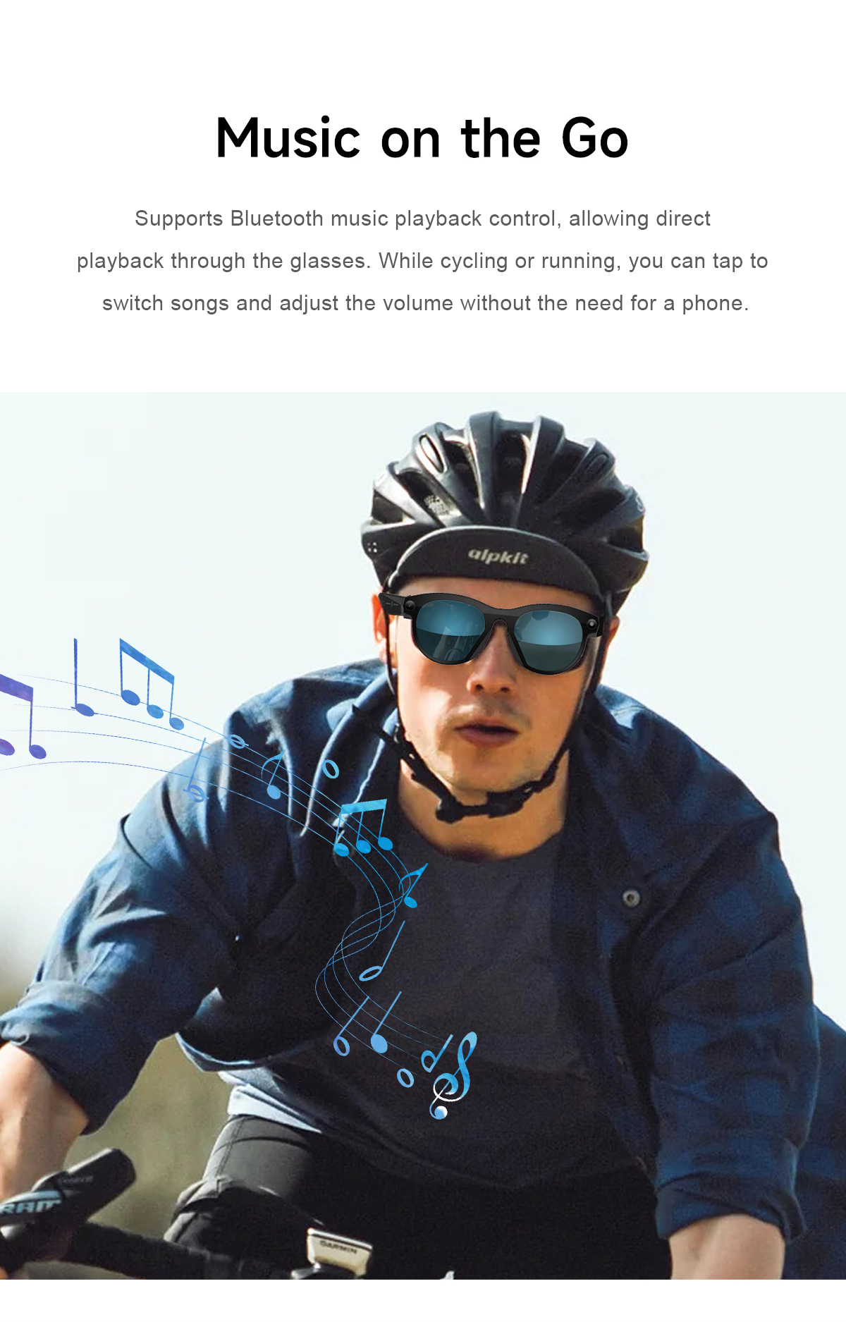 New AI Q&A Camera Recording 200W HD Camera Translation Bluetooth Call Smart Glasses