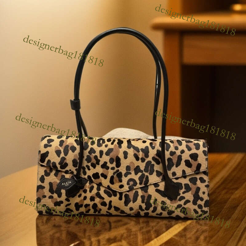 designer bag tote bag Fashion Handbag for Women Leopard Print Baguette Niche Underarm Shoulder Spotted Dachshund Bag High-Quality Texture
