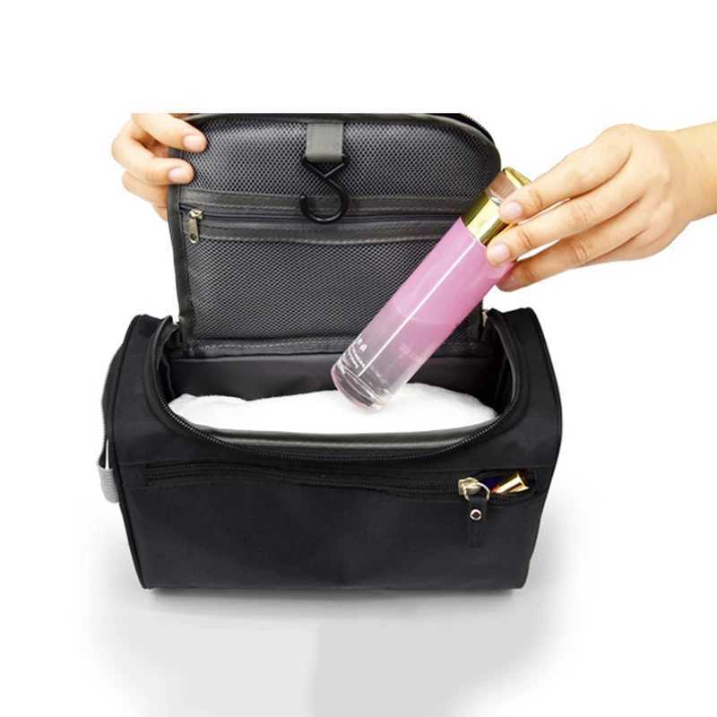 1pcs Makeup bag trip portable waterproof hook wash bag mens makeup bag portable travel storage finishing bag Cosmetic Bag W251017