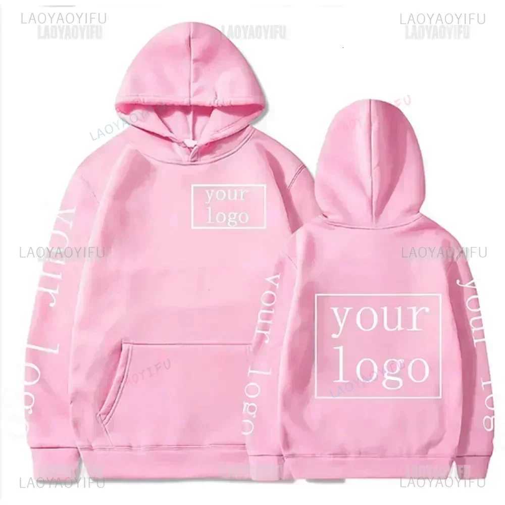 2025 Student Casual Custom Printed Text DIY Hoodie Customized Personalized Hoody Custom Hoodies Text Sweatshirt Z251017