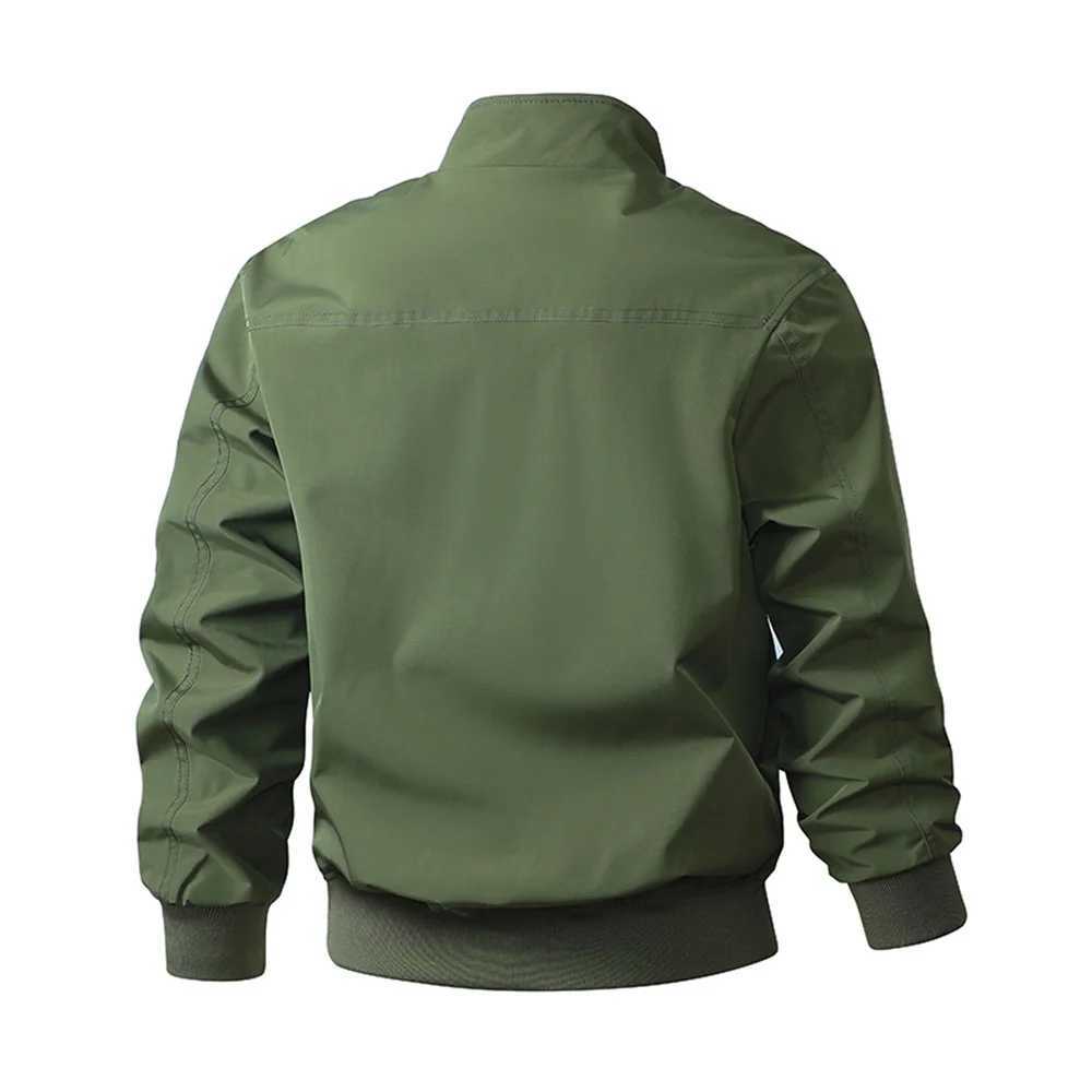 Winter Military Tactical Jacket Mens Solid Color Baseball Jacket Casual Thicken Windproof Warm Air Force MA1 Pilot Jackets Men J251017