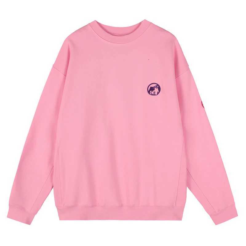 Japanese New Embroidery CE Hoodie 2025 Trend Wash Do Old Pink Couple Tops Highquality Casual CAV EMPT Sweatshirt Pullover Z251017