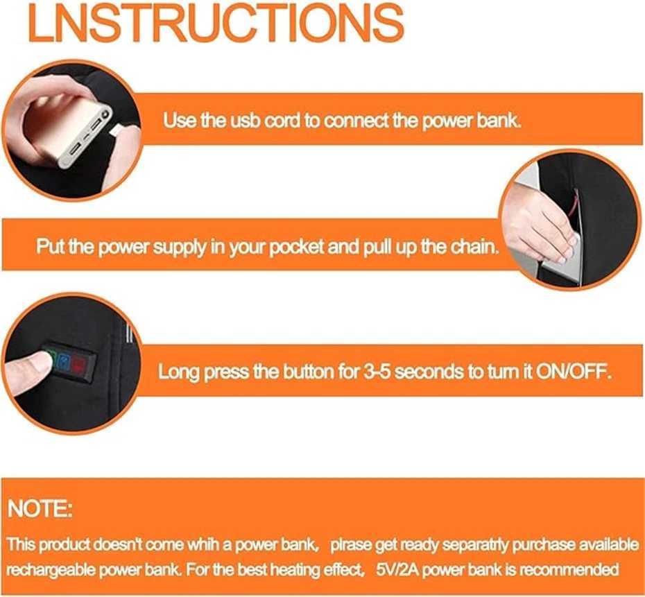 USB Heating Jogger Pants Men Winter Infrared 18 Heating Areas Pants Male Electric Heated Pants Waterproof Trousers H251017