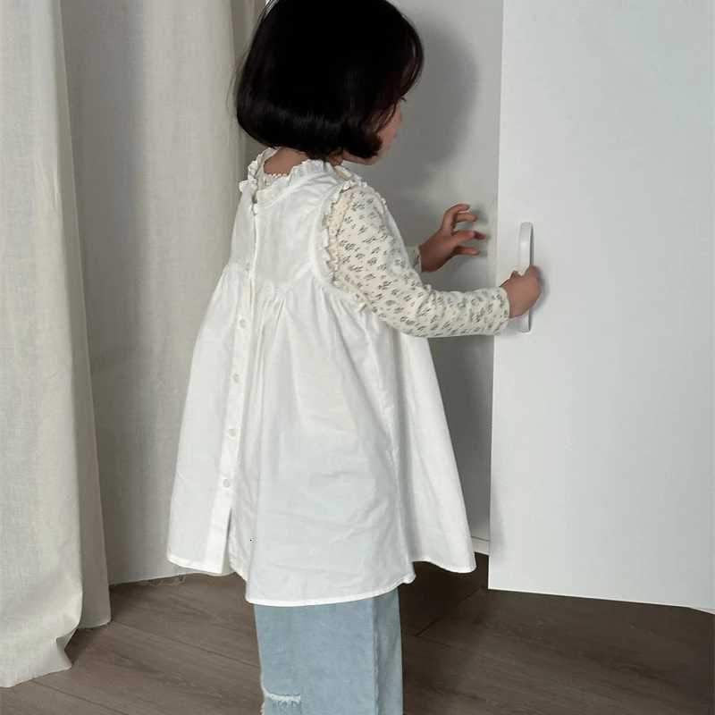 Pants Girl 2024 Spring Summer New Burrs Jeans Western Solid Color Leisure Versatile TideT251017