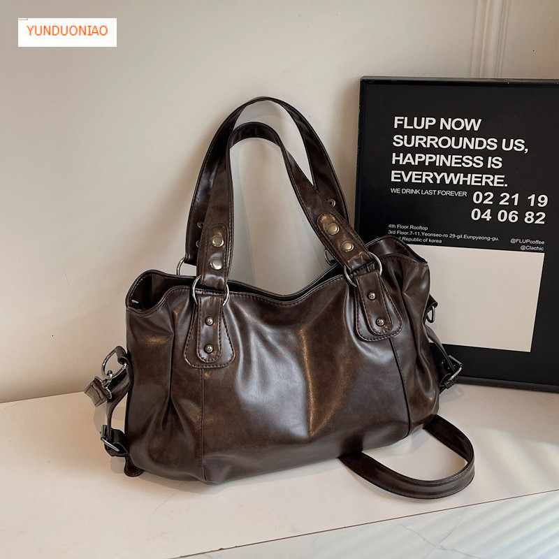 2025 New autumn and winter designer bag large capacity retro style women's shoulder bag luxury handbag women's crossbody bag