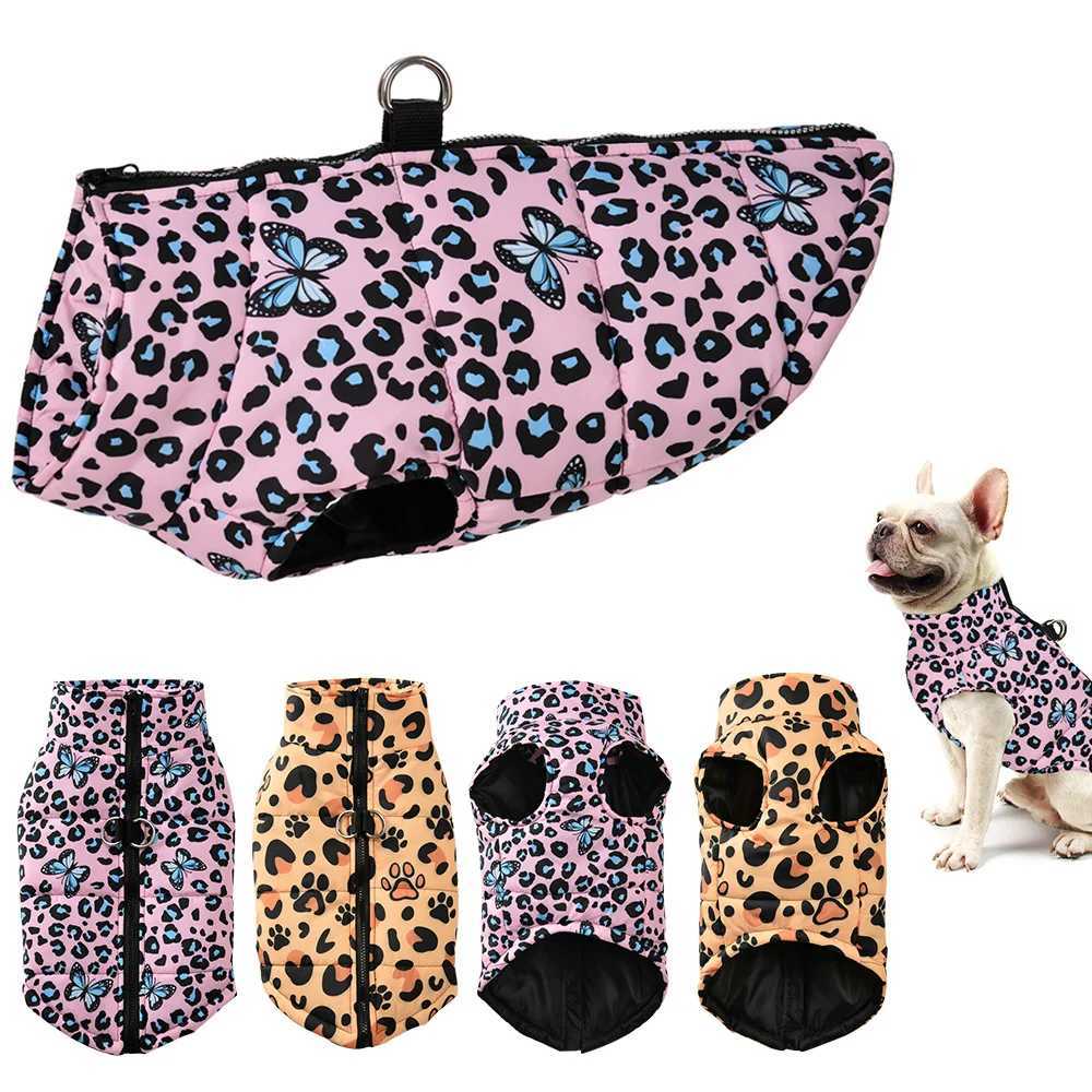 Pet Dog Coat For Small Medium Dogs Cats Winter Warm Fleece Puppy Clothing Print Jacket With Dring Schnauzer Bulldog Pug CostumeW251017
