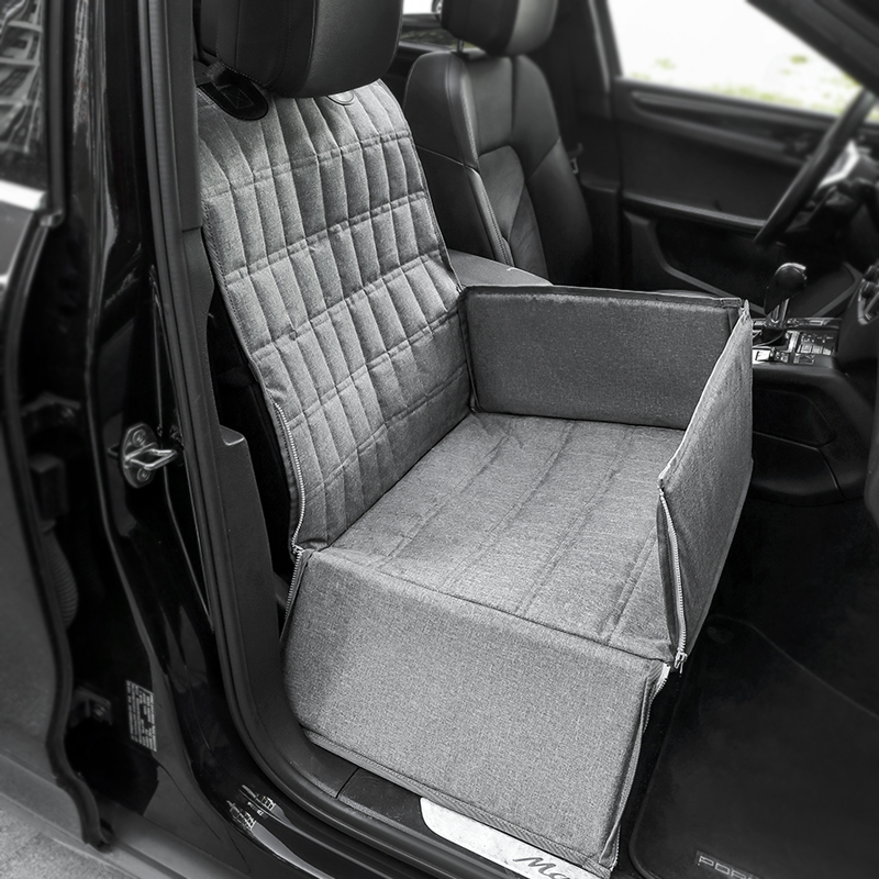 Pet car cushion, single seat waterproof seat cushion car front safety seat anti dirty dog cushion dog riding artifact