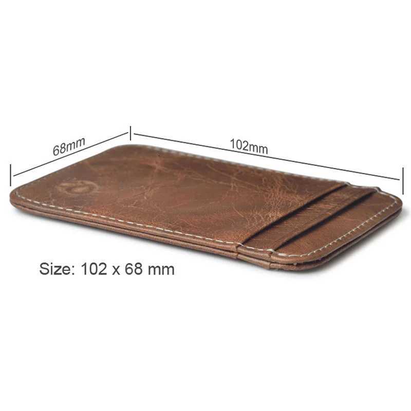5 Card Holder Genuine Leather Credit Card Holder Porte Carte Bancaire Coe Leather Cardholder Card Case WalletsW251017
