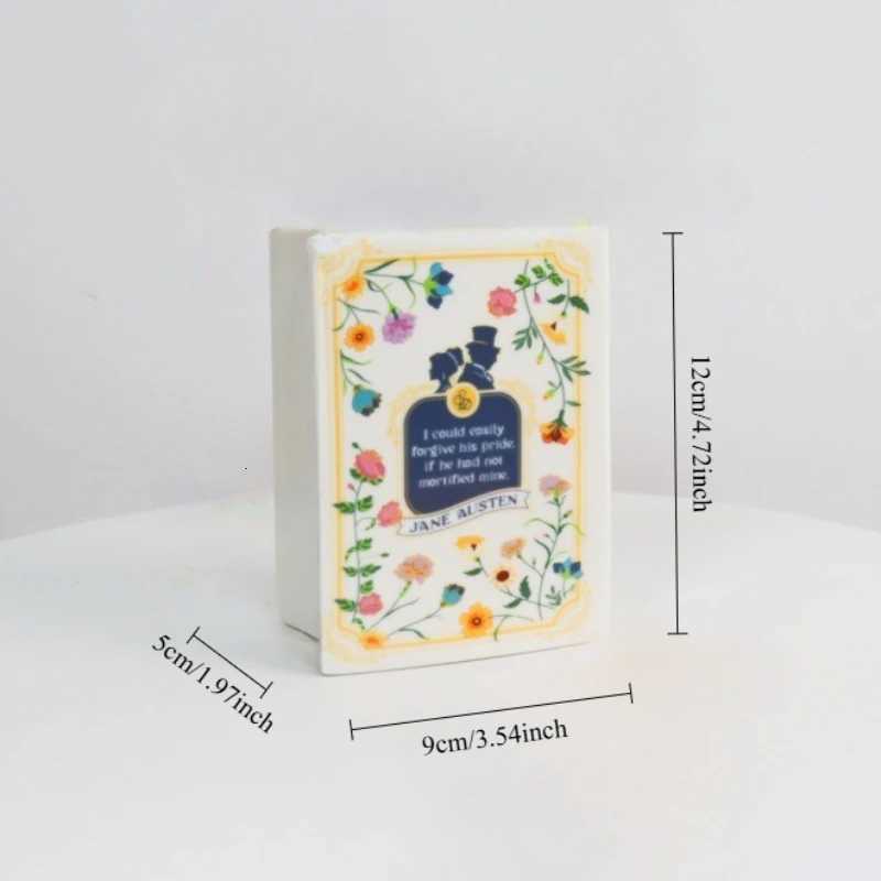 Ceramic vasesflower arrangementsins style creative and personzed book decorationsindoor flower arrangementsceramic crafts C251017